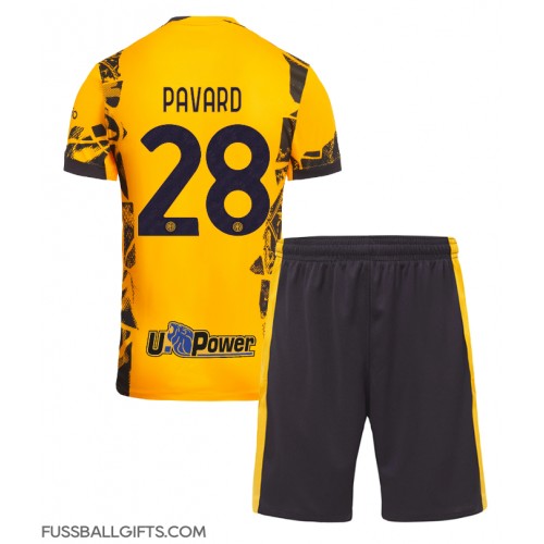 Inter Milan Benjamin Pavard #28 Fußballbekleidung 3rd trikot Kinder 2024-25 Kurzarm (+ kurze hosen)